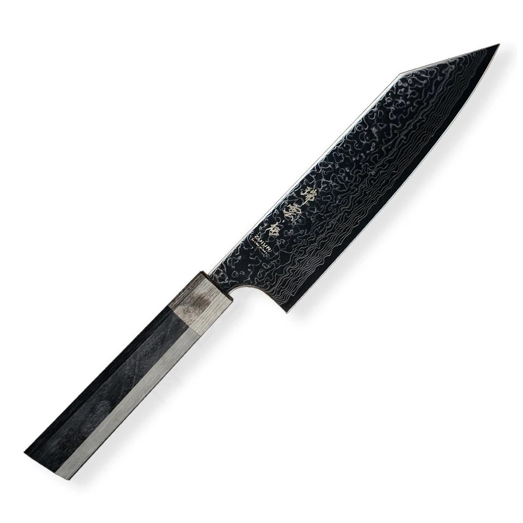 foto Japonsk� n�� Santoku 180 mm Kanetsugu Zuiun Kiwami SPG2 - DLC Coating